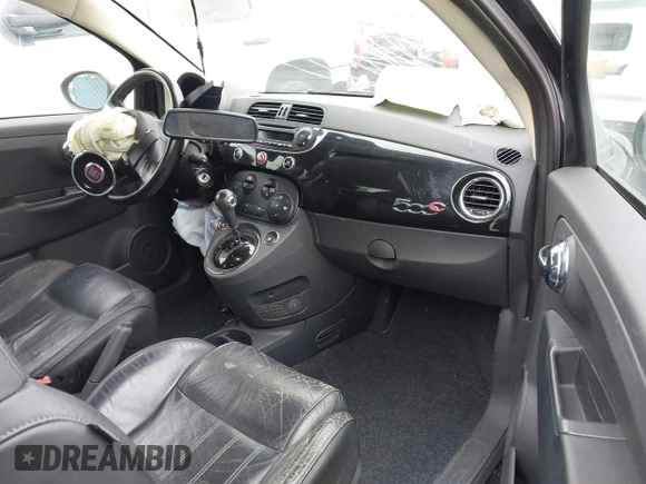 2012 FIAT 500 Lounge with VIN 3C3CFFER4CT187857, listed as a IAAI auction lot 42193503 with 130,077 mi miles and . Bid and sale history available at DreamBid. Image 5.