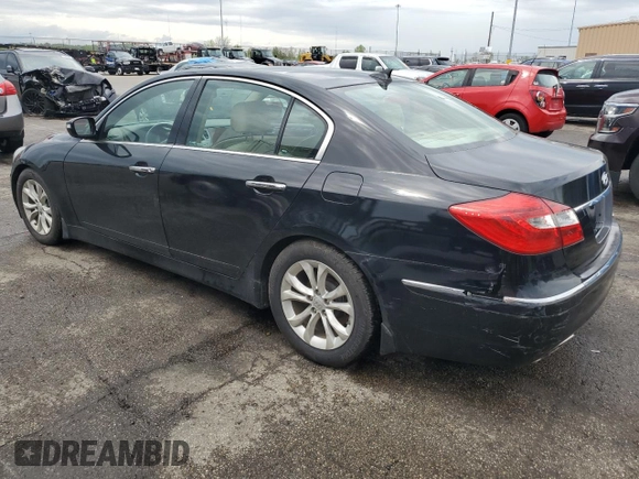2013 Hyundai Genesis 3.8L with VIN KMHGC4DDXDU216586, listed as a Copart auction lot 55632675 with 166,975 mi miles and Clean Title. Bid and sale history available at carsss.com. Image 2.