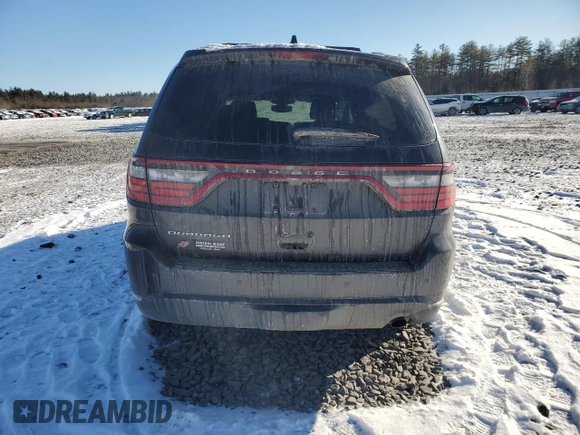 2018 Dodge Durango SXT with VIN 1C4RDJAG5JC486169, listed as a Copart auction lot 42205185 with 80,001 mi miles and Salvage title. Bid and sale history available at DreamBid. Image 6.