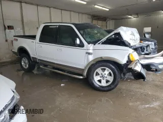 2003 Ford F-150 XLT with VIN 1FTRW08L23KA65560, listed as a Copart auction lot 61349145 with 207,887 mi miles and Salvage title. Bid and sale history available at DreamBid. Image 4.