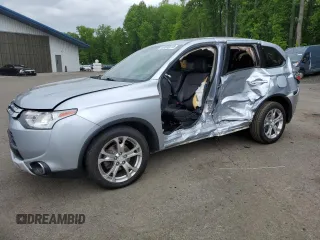 2015 Mitsubishi Outlander SE with VIN JA4AZ3A31FZ007395, listed as a Copart auction lot 57328515 with 139,169 mi miles and Salvage title. Bid and sale history available at DreamBid. Image 1.