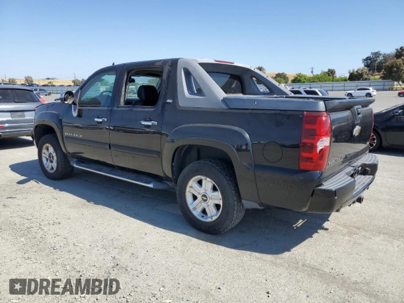 2008 Chevrolet Avalanche LTZ with VIN 3GNFK123X8G240916, listed as a Copart auction lot 58591865 with Not provided miles and Salvage title. Bid and sale history available at DreamBid. Image 2.