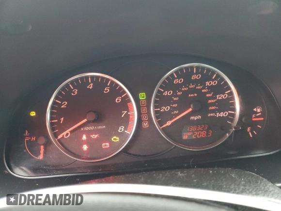 2005 Mazda 6 Sport with VIN 1YVHP80C955M34459, listed as a Copart auction lot 49301545 with 138,323 mi miles and Salvage Title. Bid and sale history available at DreamBid. Image 9.