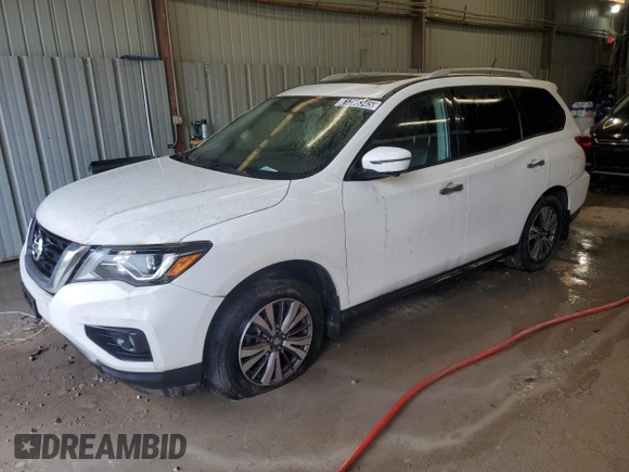2017 Nissan Pathfinder SL with VIN 5N1DR2MM4HC633526, listed as a Copart auction lot 61256345 with 110,912 mi miles and Clean title. Bid and sale history available at DreamBid. Image 1.