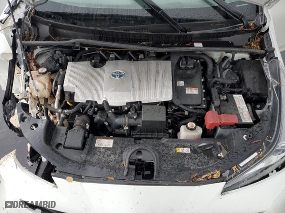 2020 Toyota Prius L Eco with VIN JTDKARFU2L3122804, listed as a Copart auction lot 51163575 with 34,133 mi miles and Salvage Title. Bid and sale history available at carsss.com. Image 12.