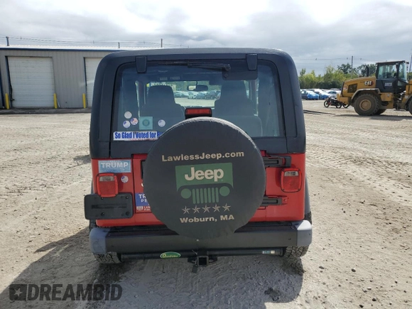 2005 Jeep Wrangler Sport with VIN 1J4FA49S55P372302, listed as a Copart auction lot 71910584 with 116,099 mi miles and Clean Title. Bid and sale history available at carsss.com. Image 6.