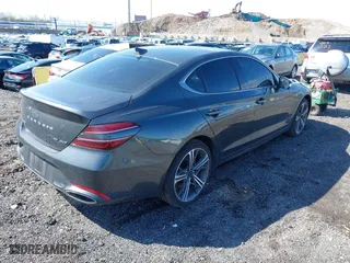 2025 Genesis G70 3.3T Sport Advanced with VIN KMTG54SE6SU149655, listed as a IAAI auction lot 41884329 with 3,287 mi miles. Bid and sale history available at carsss.com. Image 4.