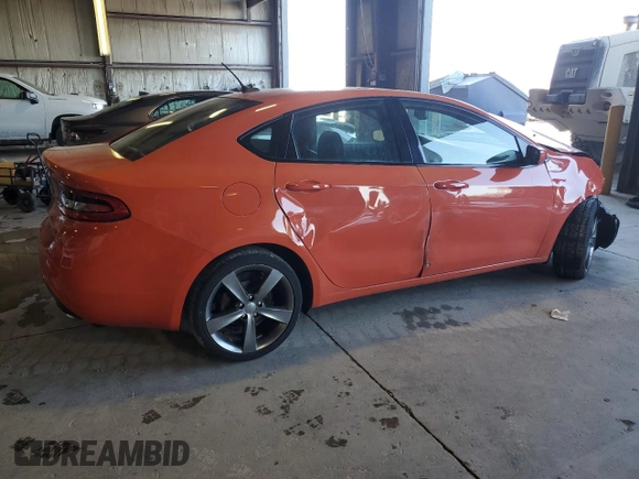 2015 Dodge Dart GT with VIN 1C3CDFEBXFD228320, listed as a Copart auction lot 48583035 with 73,892 mi miles and Salvage Title. Bid and sale history available at carsss.com. Image 3.