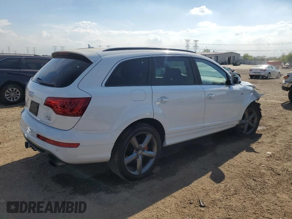 2015 Audi Q7 S line Prestige z VIN WA1DGAFEXFD006387, wystawiony jako Copart lot #56710715 z przebiegiem 193 449 mil mil oraz Szkoda całkowita • Salvage title. Historia ofert i sprzedaży dostępna na DreamBid. Obrazek 3.