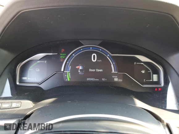 2018 Honda Clarity Plug-In Hybrid with VIN JHMZC5F15JC021839, listed as a Copart auction lot 66439674 with 95,903 mi miles and Clean Title. Bid and sale history available at carsss.com. Image 9.