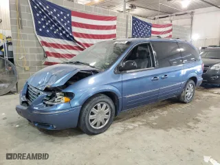 2007 Chrysler Town & Country LWB Limited with VIN 2A4GP64L07R137192, listed as a Copart auction lot 70571224 with 239,297 mi miles and Non Repairable. Bid and sale history available at carsss.com. Image 1.