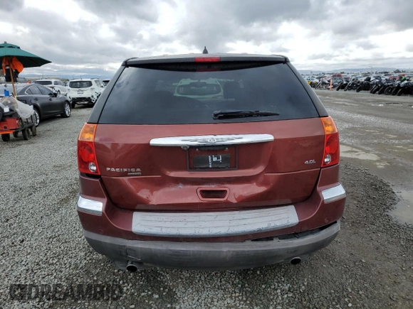 2007 Chrysler Pacifica Touring with VIN 2A8GM68X37R365286, listed as a Copart auction lot 48721595 with 98,989 mi miles and Salvage Title. Bid and sale history available at carsss.com. Image 6.