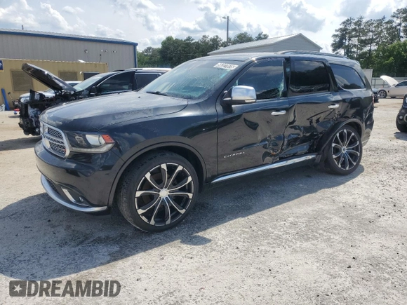 2016 Dodge Durango Citadel Anodized Platinum z VIN 1C4RDHEGXGC464938, wystawiony jako Copart lot #56327075 z przebiegiem 120 042 mil mil oraz Czysty tytuł • Clean title. Historia ofert i sprzedaży dostępna na DreamBid. Obrazek 1.