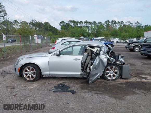 2016 Cadillac ATS Sedan Luxury Collection RWD with VIN 1G6AB5RX6G0134374, listed as a IAAI auction lot 41909925 with 1 mi miles. Bid and sale history available at carsss.com. Image 13.