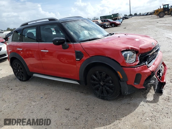 2021 MINI Countryman Oxford Edition with VIN WMZ23BR08M3N09286, listed as a Copart auction lot 77888664 with 49,636 mi miles and Non Repairable. Bid and sale history available at carsss.com. Image 4.