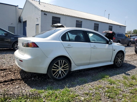 2017 Mitsubishi Lancer ES with VIN JA32V2FW8HU002843, listed as a Copart auction lot 65296254 with 67,310 mi miles and Salvage Title. Bid and sale history available at carsss.com. Image 3.