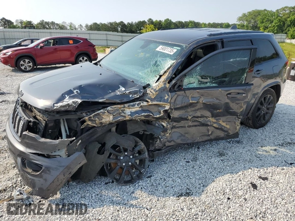 2018 Jeep Grand Cherokee Altitude with VIN 1C4RJEAG4JC145023, listed as a Copart auction lot 59001735 with 127,627 mi miles and Salvage title. Bid and sale history available at DreamBid. Image 1.