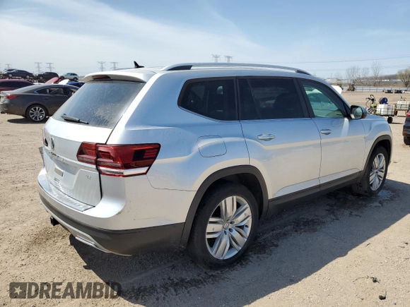 2019 Volkswagen Atlas SE with VIN 1V2WR2CA8KC509852, listed as a Copart auction lot 52941235 with 52,816 mi miles and Salvage title. Bid and sale history available at DreamBid. Image 3.