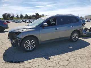 2016 Nissan Pathfinder S with VIN 5N1AR2MN6GC613322, listed as a Copart auction lot 50294025 with 126,105 mi miles and Salvage Title. Bid and sale history available at carsss.com. Image 1.