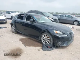 2014 Lexus IS 250 with VIN JTHBF1D20E5027586, listed as a IAAI auction lot 41924754 with 114,371 mi miles. Bid and sale history available at carsss.com. Image 1.
