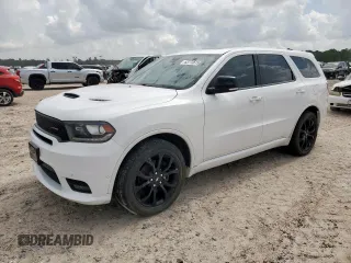 2019 Dodge Durango R/T with VIN 1C4SDJCTXKC799134, listed as a Copart auction lot 63773615 with 59,914 mi miles and Salvage title. Bid and sale history available at DreamBid. Image 1.