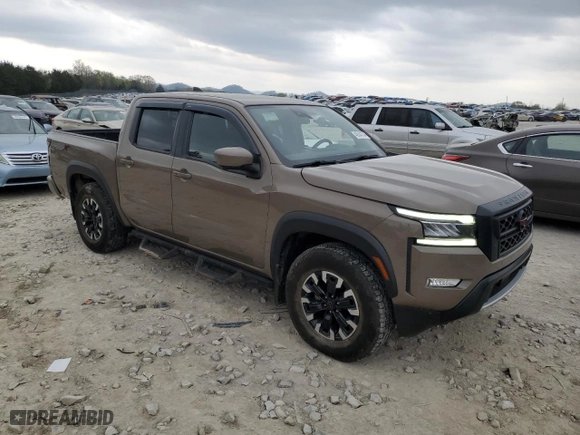 2022 Nissan Frontier PRO-X with VIN 1N6ED1EJ5NN644943, listed as a Copart auction lot 49343734 with 32,724 mi miles and Salvage Title. Bid and sale history available at carsss.com. Image 4.