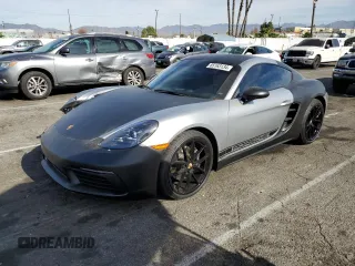 2024 Porsche 718 Cayman with VIN WP0AA2A86RK256260, listed as a Copart auction lot 85163134 with 6,647 mi miles and Salvage Title. Bid and sale history available at DreamBid. Image 1.