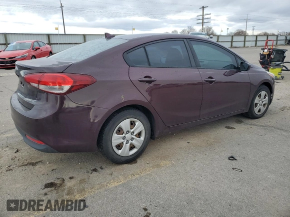 2017 Kia Forte LX with VIN 3KPFK4A72HE042924, listed as a Copart auction lot 49030225 with 64,299 mi miles and Salvage Title. Bid and sale history available at carsss.com. Image 3.