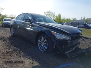 2014 Infiniti Q50 Sport with VIN JN1BV7AR4EM695845, listed as a IAAI auction lot 42147456 with 152,473 mi miles and . Bid and sale history available at carsss.com. Image 1.