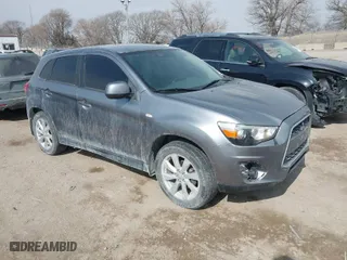 2013 Mitsubishi Outlander Sport ES with VIN 4A4AR3AU4DE001506, listed as a IAAI auction lot 41713089 with 148,769 mi miles. Bid and sale history available at carsss.com. Image 1.