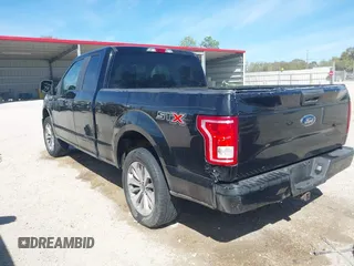 2017 Ford F-150 XL with VIN 1FTEX1CP2HKD38323, listed as a IAAI auction lot 41806646 with 280,411 mi miles. Bid and sale history available at carsss.com. Image 3.