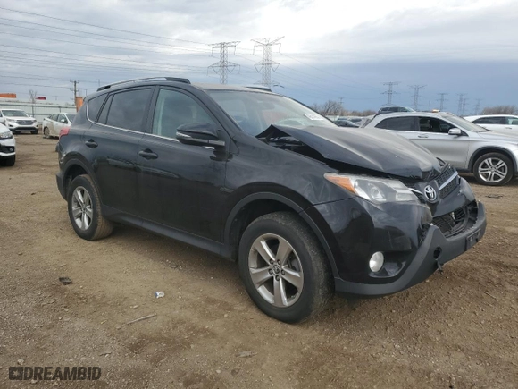 2015 Toyota RAV4 XLE with VIN 2T3RFREV6FW299416, listed as a Copart auction lot 49614935 with 275,239 mi miles and Salvage Title. Bid and sale history available at carsss.com. Image 4.