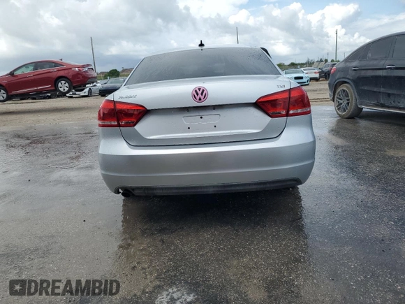 2015 Volkswagen Passat Limited Edition with VIN 1VWAT7A30FC009315, listed as a Copart auction lot 61481785 with 50,012 mi miles and Salvage title. Bid and sale history available at DreamBid. Image 6.