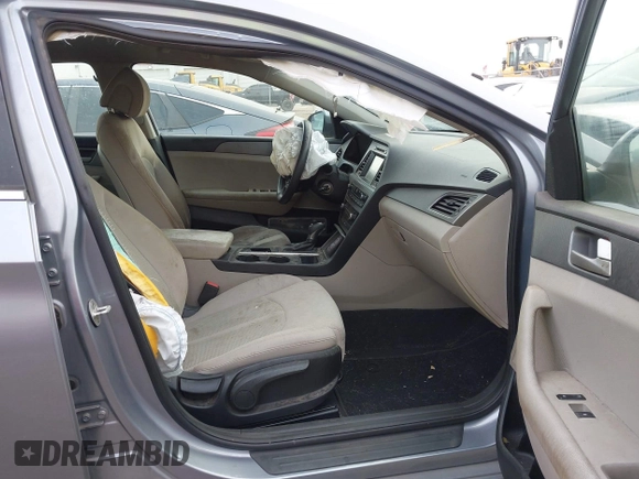 2016 Hyundai Sonata SE with VIN 5NPE24AF5GH375681, listed as a IAAI auction lot 42047034 with 137,256 mi miles and . Bid and sale history available at carsss.com. Image 5.
