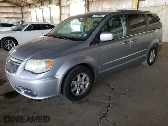 2013 Chrysler Town & Country Touring with VIN 2C4RC1BG3DR630136, listed as a Copart auction lot 51374995 with 209,149 mi miles and Clean Title. Bid and sale history available at carsss.com. Image 1.