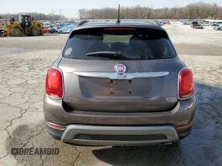 2017 FIAT 500X Urbana Edition with VIN ZFBCFXCB6HP590244, listed as a Copart auction lot 42720365 with 107,748 mi miles and Salvage title. Bid and sale history available at DreamBid. Image 6.
