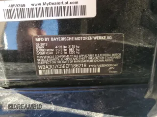 2014 BMW 3 Series 328i xDrive with VIN WBA3G7C58EF186218, listed as a Copart auction lot 85877584 with 109,619 mi miles and Salvage Title. Bid and sale history available at carsss.com. Image 14.