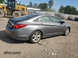 2011 Hyundai Sonata Limited with VIN 5NPEC4AC1BH126922, listed as a Copart auction lot 56028785 with 129,605 mi miles and Salvage Title. Bid and sale history available at DreamBid. Image 3.