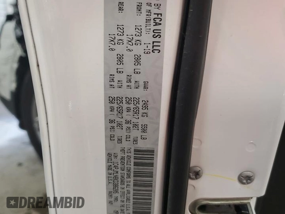 2019 Jeep Cherokee Altitude with VIN 1C4PJMLN8KD386205, listed as a Copart auction lot 54551055 with 98,197 mi miles and Salvage Title. Bid and sale history available at DreamBid. Image 13.