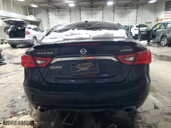 2017 Nissan Maxima SV with VIN 1N4AA6AP8HC377613, listed as a Copart auction lot 45988285 with 127,413 mi miles and Non Repairable. Bid and sale history available at carsss.com. Image 6.