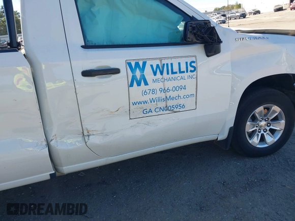 2021 Chevrolet Silverado 1500 Work Truck with VIN 3GCNWAEK9MG376203, listed as a IAAI auction lot 40614763 with 73,313 mi miles. Bid and sale history available at carsss.com. Image 17.