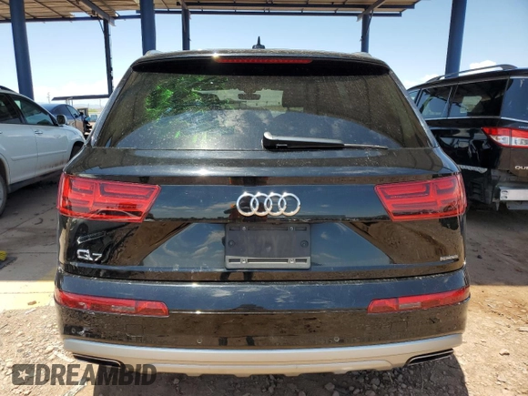 2019 Audi Q7 Premium Plus with VIN WA1LHAF74KD038661, listed as a Copart auction lot 63189585 with 60,668 mi miles and Salvage title. Bid and sale history available at DreamBid. Image 6.