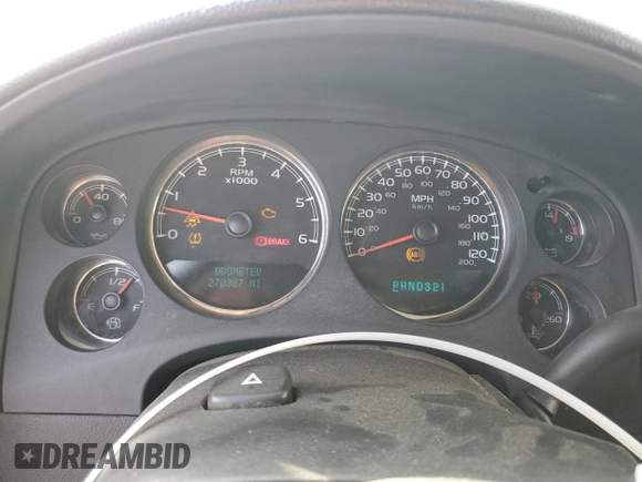 2007 Chevrolet Suburban LTZ with VIN 1GNFK16377J298439, listed as a Copart auction lot 55243665 with 270,387 mi miles and Salvage title. Bid and sale history available at DreamBid. Image 9.