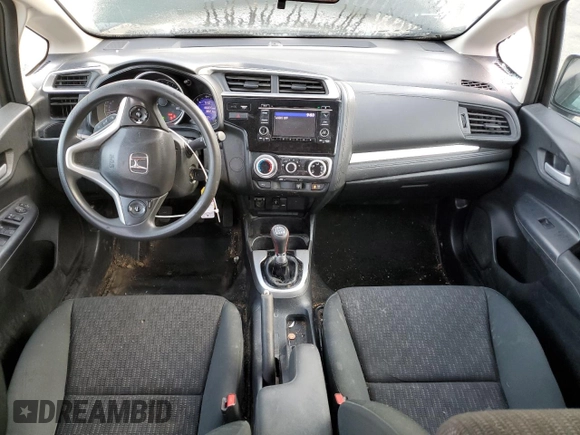 2017 Honda Fit LX with VIN 3HGGK5G55HM701215, listed as a Copart auction lot 50043395 with 186,805 mi miles and Salvage Title. Bid and sale history available at DreamBid. Image 8.