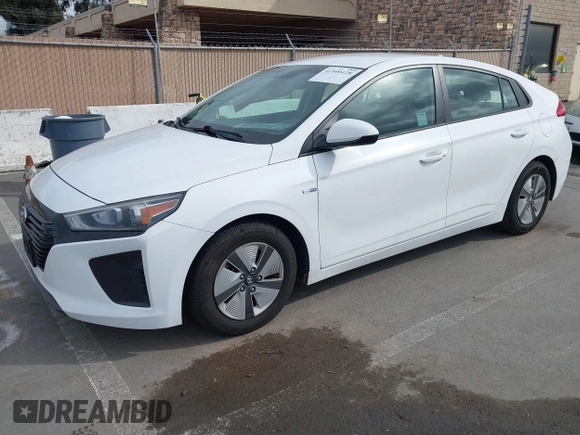 2019 Hyundai Ioniq Blue with VIN KMHC65LC5KU168562, listed as a IAAI auction lot 41500128 with 168,590 mi miles and . Bid and sale history available at DreamBid. Image 17.