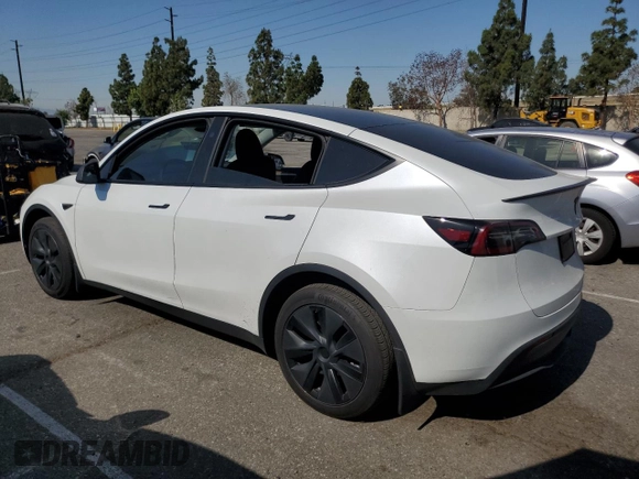 2024 Tesla Model Y с VIN 7SAYGDED6RF109727, выставлен на аукционе Copart как лот 59038725 с пробегом 14 948 миль миль и Списание • Salvage title. История ставок и продаж доступна на DreamBid. Изображение 2.