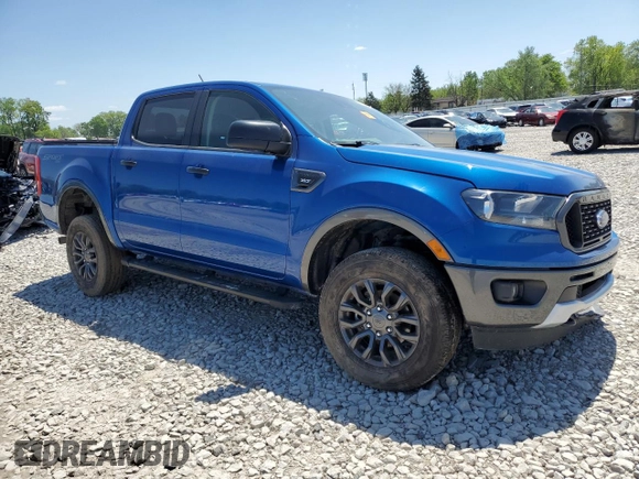 2020 Ford Ranger XL with VIN 1FTER4FH0LLA88079, listed as a Copart auction lot 56171455 with Not provided miles and Salvage title. Bid and sale history available at DreamBid. Image 4.