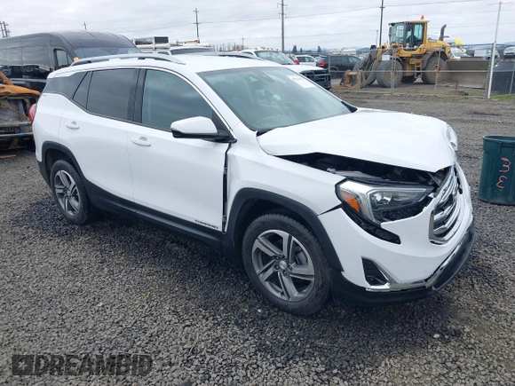 2020 GMC Terrain SLT z VIN 3GKALVEVXLL143417, wystawiony jako IAAI lot #41714662 z przebiegiem 97 634 mil mil oraz . Historia ofert i sprzedaży dostępna na DreamBid. Obrazek 1.