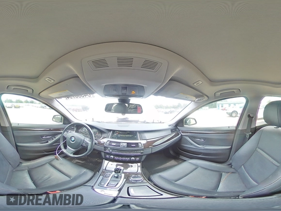 2014 BMW 5 Series 535d with VIN WBAXA5C50ED691107, listed as a Copart auction lot 64393794 with 114,627 mi miles and Salvage Title. Bid and sale history available at DreamBid. Image 12.