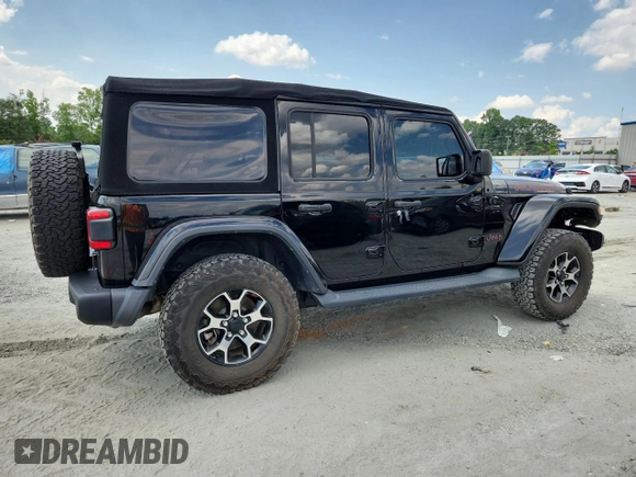 2018 Jeep Wrangler Unlimited Rubicon z VIN 1C4HJXFG8JW232955, wystawiony jako Copart lot #66491345 z przebiegiem 22 717 mil mil oraz Szkoda całkowita • Salvage title. Historia ofert i sprzedaży dostępna na DreamBid. Obrazek 3.